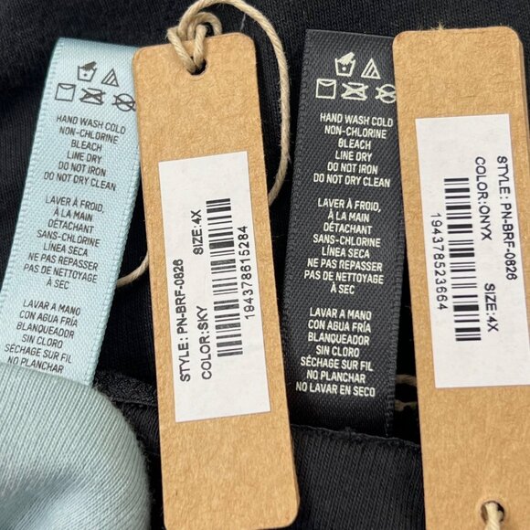 SKIMS Lace Pointelle Cheeky Brief Lot of 2 Sky Onyx Womens 4X - Picture 11 of 13